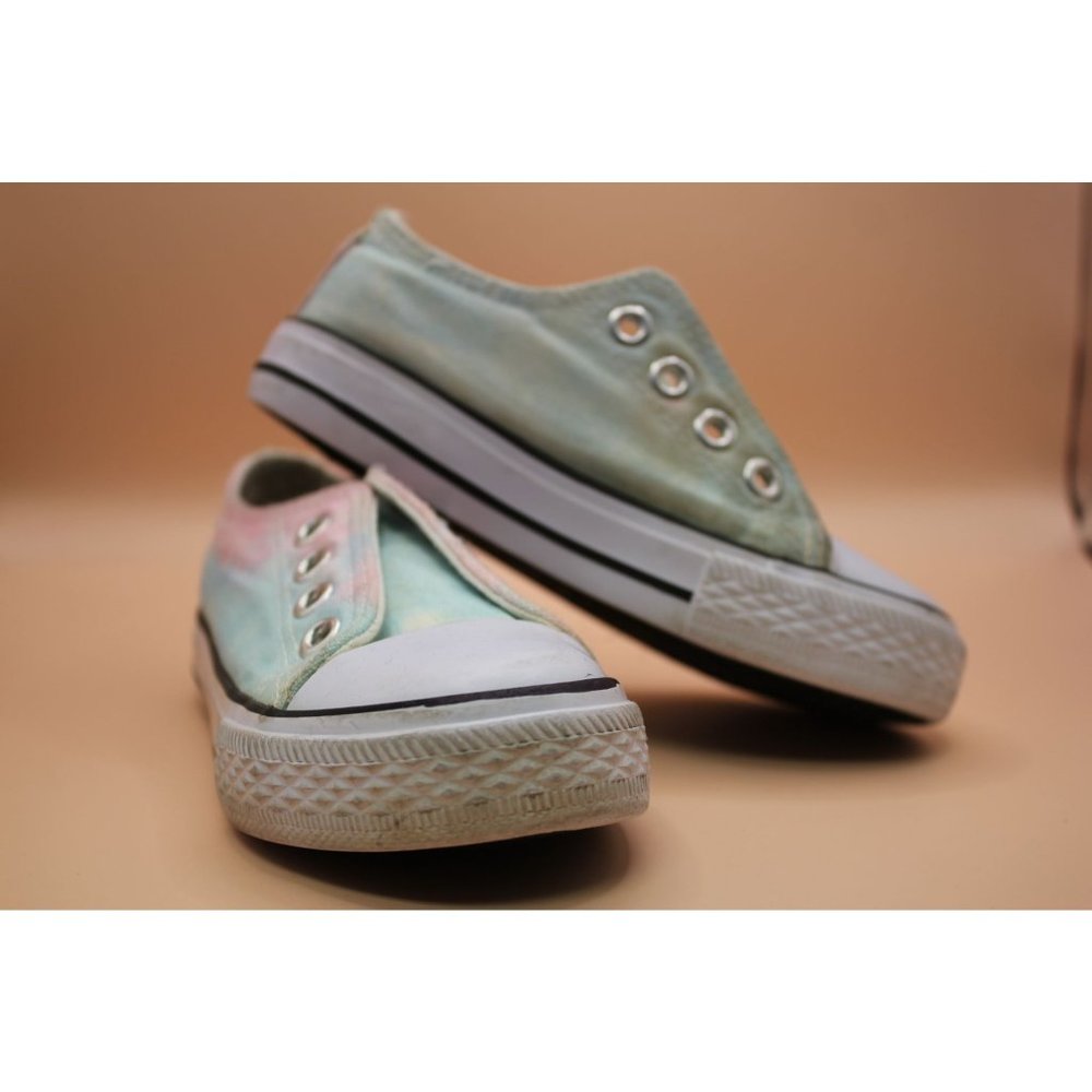 Lucky Top /Toddler sneaker /(Size 10) / pink and aqua tie dye sneaker